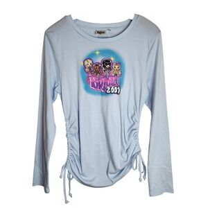 Bratz Shirt‎ Women's XXL Long Sleeve Blue NWT